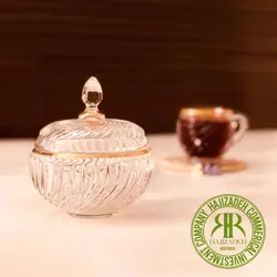 مگلیا  قندان لب طلا  6859