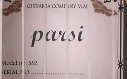 گیتار کلاسیک پارسی مدل M2