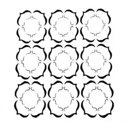 شابلون استنسیل سایز 35*27 کادنس کد SN:3