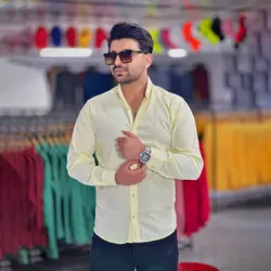 پیراهن بنگال کش لیمویی کد 4014