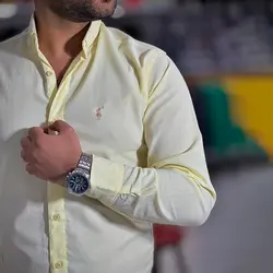 پیراهن بنگال کش لیمویی کد 4014