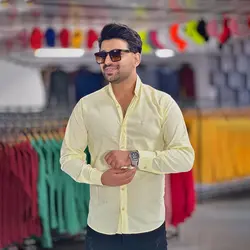 پیراهن بنگال کش لیمویی کد 4014