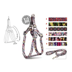 قلاده کتفی سایز 3 | مدل پتنتو | همراه با لید - پت لند