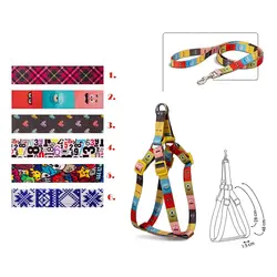 قلاده کتفی مدل پترن | سایز 1 | همراه با لید - پت لند