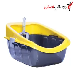 ظرف خاک گربه لبه دار جورج همراه بیلچه