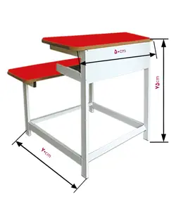 نیمکت یک نفره دوره دوم دبستان و دبیرستان