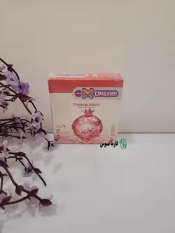 کاندوم ۳ عددی ایکس درم  حاوی عصاره انار ،تنگ کننده