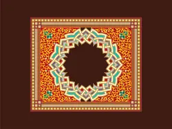 وکتور ایرانی سنتی-نقوش اسلیمی