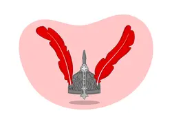 وکتور کلاه خود امام حسین-ماه محرم