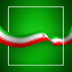 وکتور حرفه ای پرچم ایران