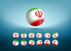 وکتور حرفه ای پرچم ایران