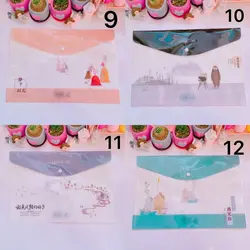 پوشه پلاستیکی دکمه دار سایز A4