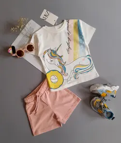 تیشرت شلوارک یونیکورن زارا