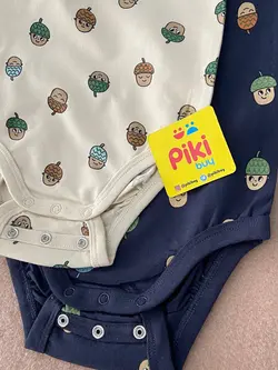 بادی آستین بلند برند لیندکس طرح بلوط