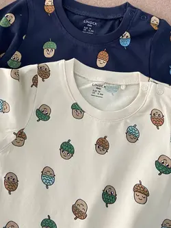 بادی آستین بلند برند لیندکس طرح بلوط