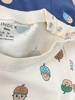 بادی آستین بلند برند لیندکس طرح بلوط