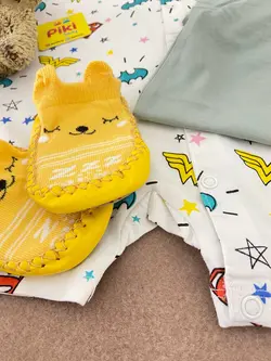 رامپرز پسرانه طرح superhero برند h&m کات لیبل