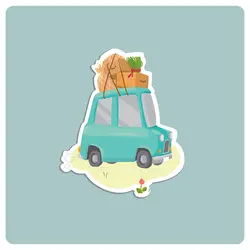 پیکسل مگنت و چسب ماشین