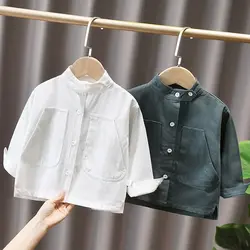 پیراهن کتان یقه دیپلمات