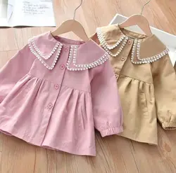 پیراهن کتان آستر دار