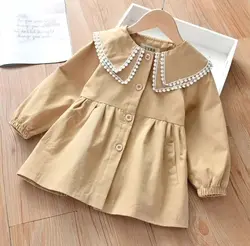 پیراهن کتان آستر دار