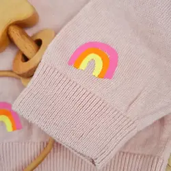 بلوز بافت رنگین کمانی