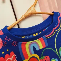 بلوز دخترانه گلدار