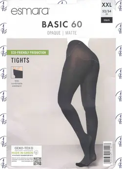 جوراب شلواری BASIC تراکم 60 اسمارا esmara - پیرجمه