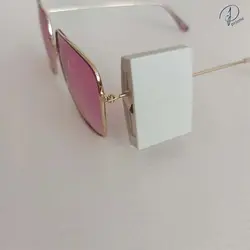 عینک آفتابی زنانه UV 400 اکسسورایز accessories قاب فلزی - پیرجمه