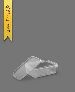 ظرف مایکروویو ML400 با درب – طب پلاستیک (کارتن 300 عددی)