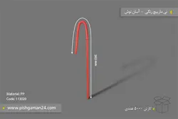نی مارپیچ رنگی – آسان نوش ( کارتن 5000 عددی )