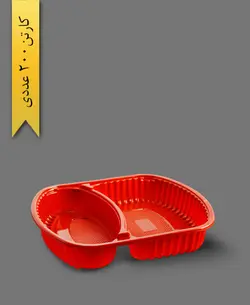 ظرف دو خانه کد 602 قرمز – مهر پارسا – MP ( کارتن 200 عددی )