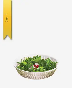 سبد نان و سبزی بیضی طرح بامبو کد 1590 – لیمون ( 1 عدد )