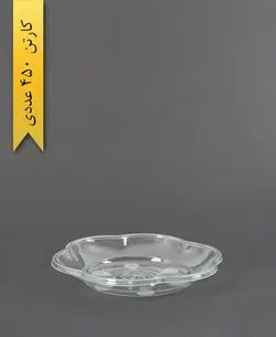 پیش دستی گلبرگ شفاف – مهرپارسا – MP ( کارتن 450 عددی )