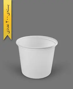 سطل ماستی 3000cc – ps – 40gr – پیشگامان (بسته 200 عددی)