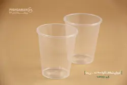 لیوان آکوا 200cc شفاف – طب پلاستیک (کارتن 600 عددی)