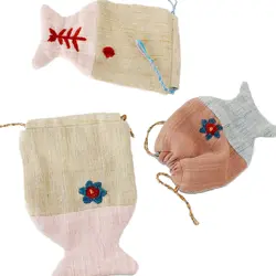 کیسه پارچه ای مدل ماهی
