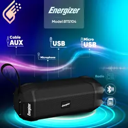 اسپیکر بلوتوثی قابل حمل انرجایزر مدل BTS104