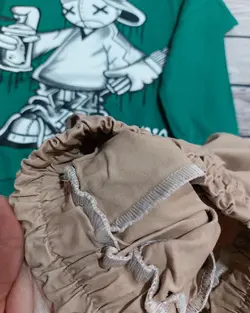 بلوز دورس فینگردار و شلوار کارگو پسرانه