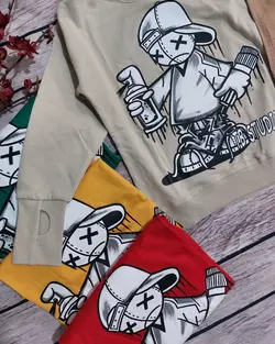 بلوز دورس فینگردار و شلوار کارگو پسرانه