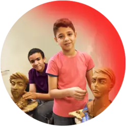 دوره حضوری مجسمه سازی کودک و نوجوان