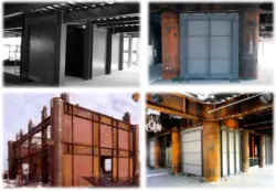 بررسی نمونه کاربردها و موارد استفاده از دیوار برشی فولادی