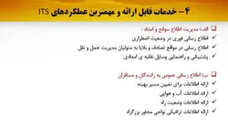 سیستم ها و تجهیزات مورد نیاز سیستم ترابری هوشمند