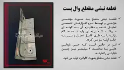 انواع اجزاء مورد نیاز برای اجرای دیوار ؛ مطابق پیوست ششم آئین نامه 2800