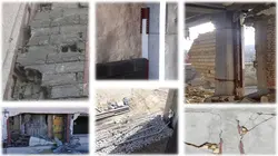 رفع اشکالات وال پست با اجرای دیوار طبق پیوست ششم آئین نامه  2800