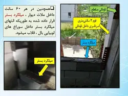 رفع اشکالات وال پست با اجرای دیوار طبق پیوست ششم آئین نامه  2800