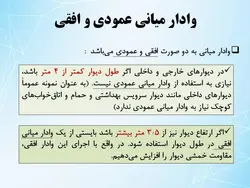 رفع اشکالات وال پست با اجرای دیوار طبق پیوست ششم آئین نامه  2800