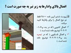 رفع اشکالات وال پست با اجرای دیوار طبق پیوست ششم آئین نامه  2800