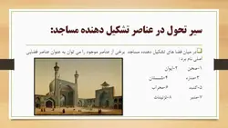 سیر تحول معماری مساجد از صدر اسلام تا به حال