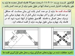 وصله و لقمه در مهاربند طبق مبحث دهم ویرایش 87 و 92 ( 147 اسلاید )